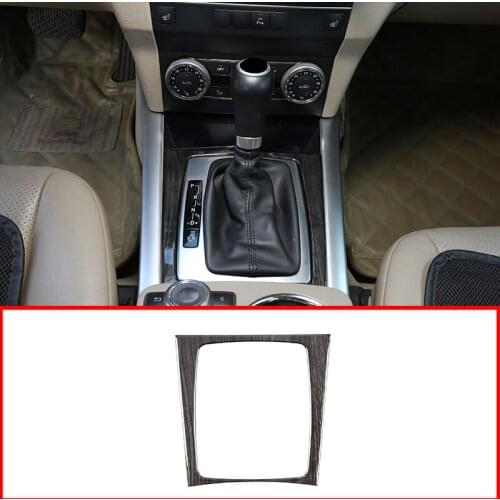 5 StylesABS For Mercedes Benz C GLK Class X204 W204 C180 C200 C260 2008-2013 Gear Shift Decoration Frame Sticker Car Accessories