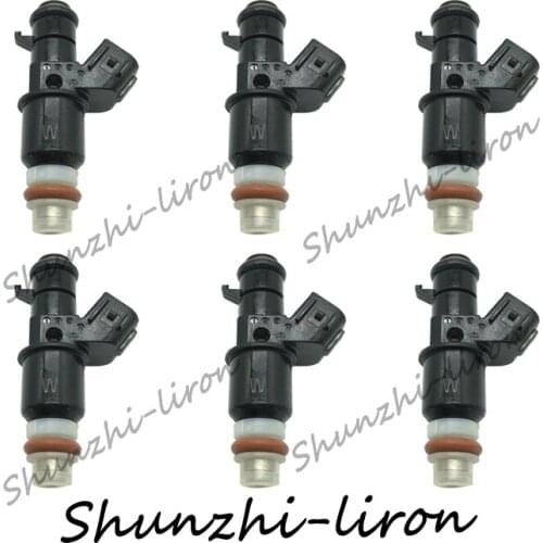 6PCS Fuel Injector Nozzle For Honda Accord 04-07 3.0 Acura TL 04-08 3.2 16450-RCA-A01 16450RCAA01 16450 RCA A01