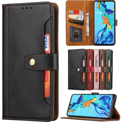 Leather Wallet P30 Pro Case For Huawei P Smart 2021 2020 P40 Lite P20 Mate 20 Nova 7i 6 SE 4E 3E Cards Holder Phone Cover Coque