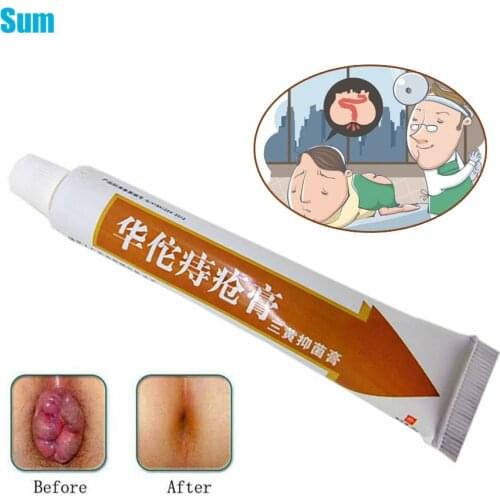 Hemorrhoids Relieve pain essential oil Ointment 100% Original Chinese medicine Cream Painkiller External Anal Fissure Plaster