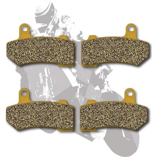Motorcycle Disc Front + Rear Semi-Metallic Brake Pads For HARLEY FLTRXS FLTRX FLHXS 2015 FLHTK-ANV 1690 2013 Motorbike
