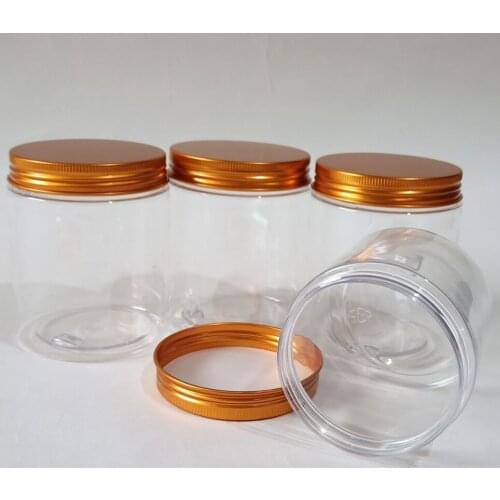 50g 80g 100g 120g 150g 200g 250g Plastic Jar with Lids Screw Tin Clear Container Empty Cosmetic Cream Powder Pot Makeup Box