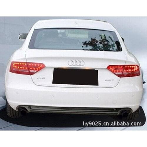 Suitable for Rear Lip Spoiler Audi A5 Refit Surround 4 Door Carbon Fiber