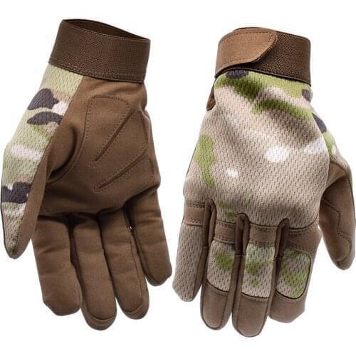 Hot Motorcycle Gloves Military Full Finger Protective Non-slip Gloves For Suzuki BURGMAN 400 HAYABUSA GSXR1300 B-KING GT550