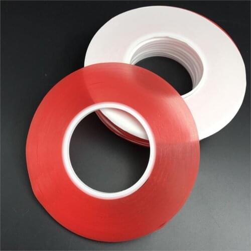 Strong Red Double Sided Adhesive Tape for Touch Screen /Display /Housing /Case /Cable Sticky Cellphone Repairs 0.2mm thickness