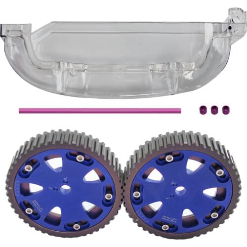 Cam Gear Pulley + Cam Cover Fits For Mitsubishi EVO 1-3 Eclipse DSM 4G63 92-95