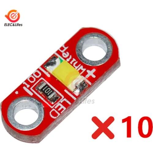 10pcs/lot LilyPad LED Module Warm White Mini SMD LED Module 3v to 5v 40mA