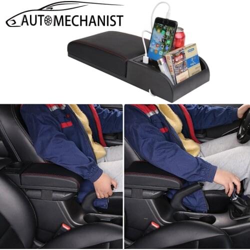Universal Car Armrest Box Adjustable Center Console Arm Rest Elbow Support Outdoor Personal Car Parts Interior Accessories
