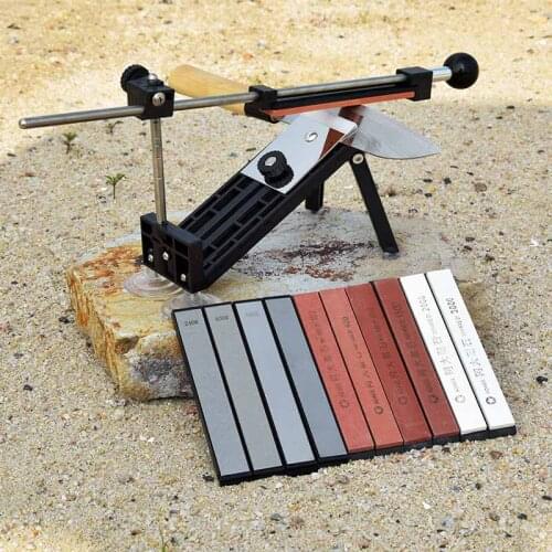 1 Set New fixed angle knife sharpener professional sharpening tool set meal grindstone diamond grinding knife board