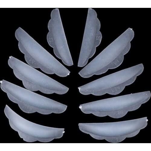 5Pair/lot Silicone Eyelash Perm Pad Recycling Lashes Rods Shield lifting 3D Eyelash Curler Makeup Accessories Applicator Tools