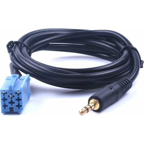 AUX Audio Input Cable Adaptor 3.5mm For VW/Golf/Passat B5/Bora/Polo/Blaupunkt