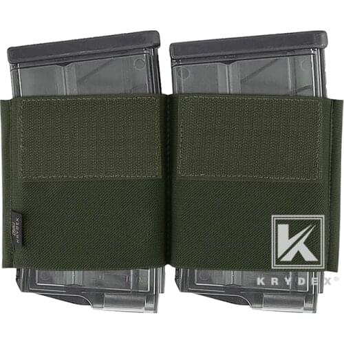 KRYDEX 7.62 HK Magazine Insert Holder Spiritus Style Double Elastic Built-in Magazine Pouch For Micro Fight MK3 MK4 Chest Rig RG