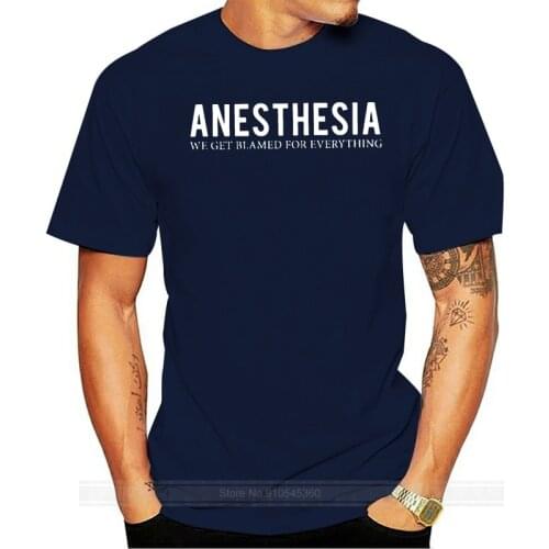 Customize Anesthesia Blame Men Tee Shirt Woman Classic Sunlight Men Tshirt Big Size 3xl 4xl 5xl Clothing Hip Hop