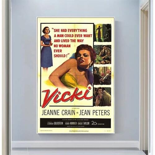CP1026 Vicki Classic Hot Movie Print Silk Fabric Poster Indoor Wall Art Decor Gift