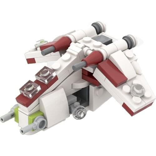 MOC Mini UCS The Republic Gunship Star Tie Fighter Building Blocks Set War Bricks 75021 For Children Birthday Gifts