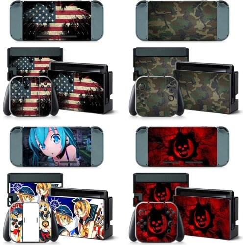 Hot sell switch skin sticker full cover sticker for Nintendo switch console
