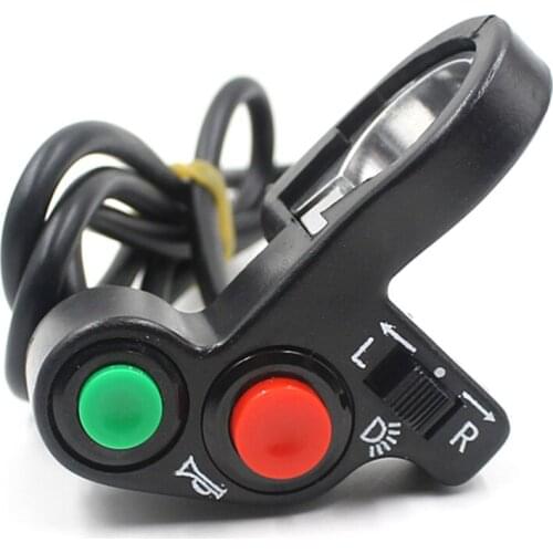 Multifunction Motorcycle E-bike Tricycle Replacement Switch with Headlight Turnlight Horn Switch