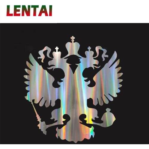 LENTAI For Honda civic 2006-2011 2017 accord 2003-2007 fit Mazda 3 6 cx-5 Lifan 1PC Car Stickers Russian National Emblem Styling