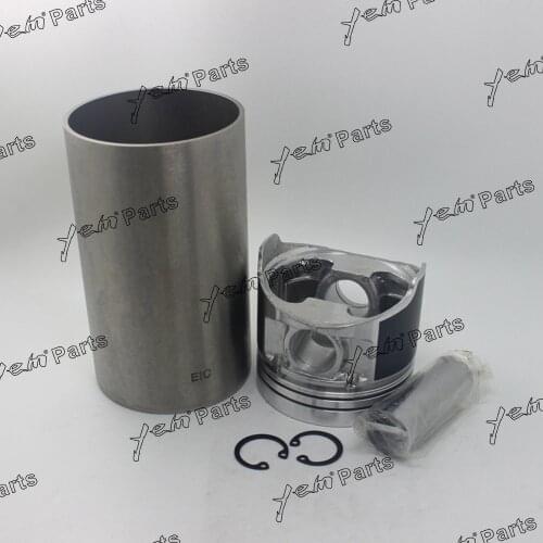New 3TNV76 Engine Parts Liner Kit; Cylinder Piston With Pin Pistonr Ring & Cylinder Liner For Yanmar Diesel Engine