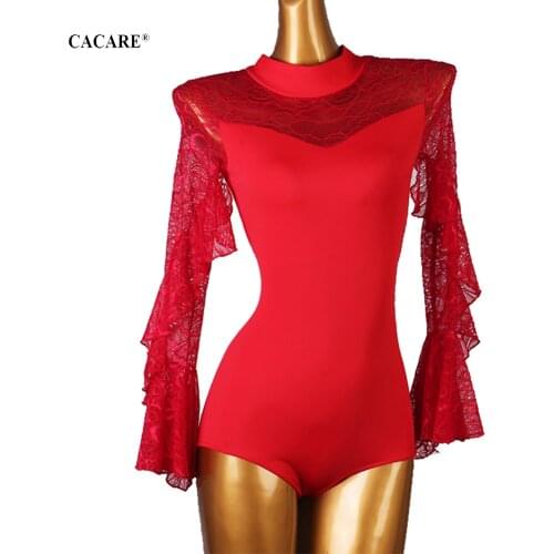 Leotard Bodysuit for Ballroom Dance Competition Dresses Waltz Tango Dance Dresses Standard Flamenco Costume Customize D0857 Body