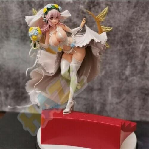 Anime Sexy SUPERSONICO 10th Anniversary Wedding Dress Ver. Figure Toy Collection In Box