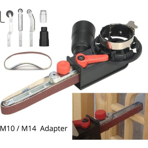 Angle Grinder Mini DIY Sander Sanding Belt Adapter Bandfile Belt Head Sander for 115mm 4.5" and 125mm 5" Electric Angle Grinder