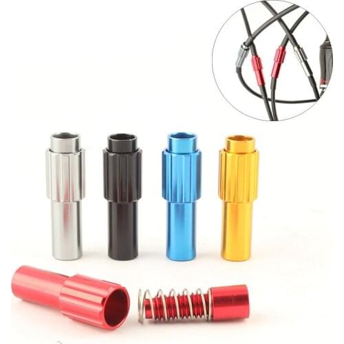 1pcs Bicycle Aluminum Alloy Screw with Spring Brake Middle Fine Adjustment Screw