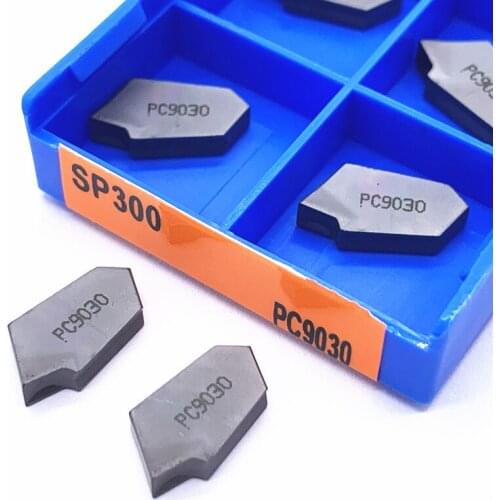 High Quality SP300 NC3030 NC3020 PC9030 high quality carbide blade metal turning tool and slotting tool