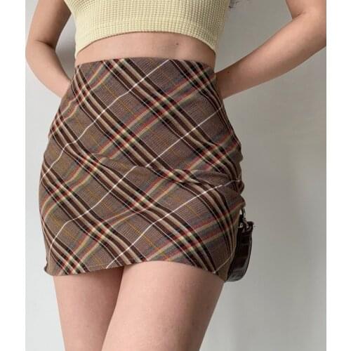 WOMENGAGA High Waist Package Hip Skirt Summer 2021 New Fashion Trend Hot Zipper Pliad A-line Mini Skirts Women LXH6