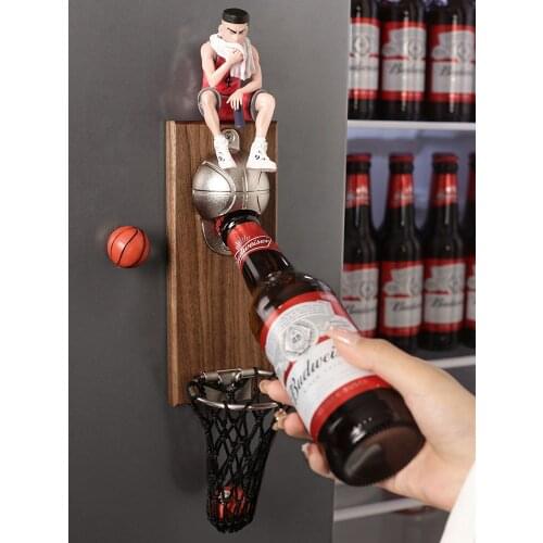 Japanese cartoon bottle opener slam dunk master refrigerator magnets anime doll decoration magnetic stickers wall decoration