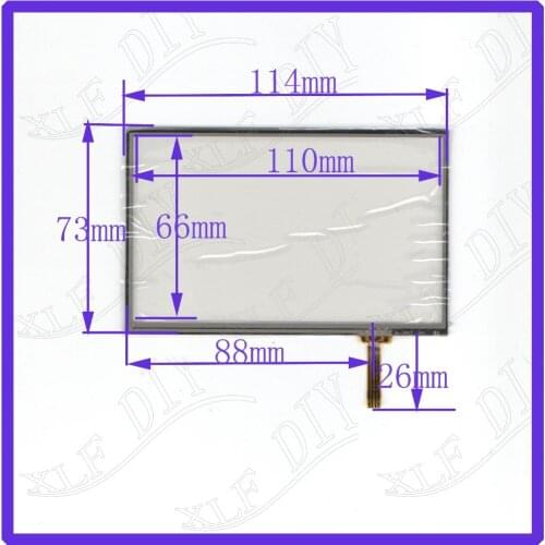 ZhiYuSun AI 2583 5inch 4 lines Resistance screen 114*73mm touch screen panel this is compatible 114mm*73mm