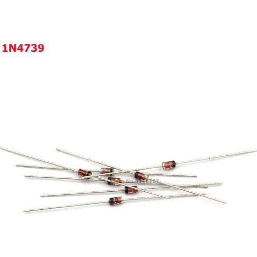 100PCS/Lot 1n4739 IN4739 1N4739A 4739 DO-41 Zener Diode 1W 9.1V 9V1 diode