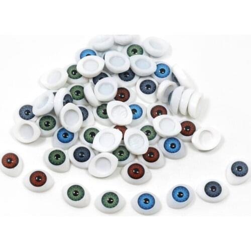 60pcs Assorted Color Gothic Eyes Embellishments for Model Making Kids Crafts DIY Toys