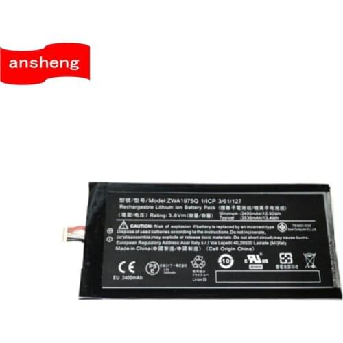High Quality 3400mAh ZAW1975Q ZAW1975Q battery for ACER Iconia Tab 7 A1-713 A1-713HD 1/ICP3/6 1/127 Tablet Battery