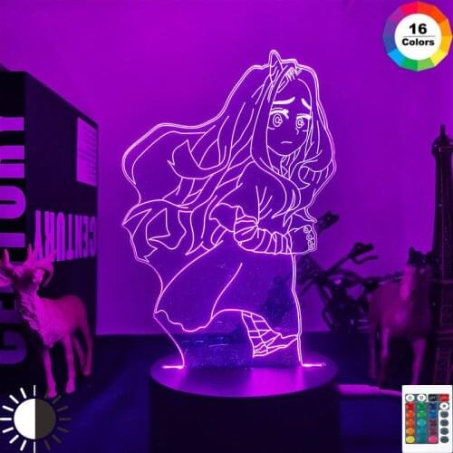 Anime My Hero Academia Eri Led Night Light Lamp for Bedroom Decoration Birthday Gift Eri 3d Lamp My Hero Academia