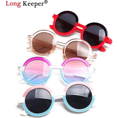 Kids Round Sunglasses Girls Pink Goggles Vintage Baby Boys Sun Glasses UV Protection Eyewear Childrens Colorful Oculos/Gafas de