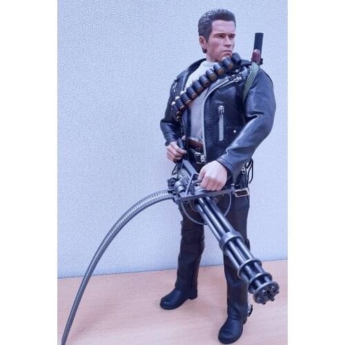 1/6 Scale Gatlin Minigun M134 Improved Version Soldiers Weapon Plastic US Army TERMINATOR Action Figure Model Accessories