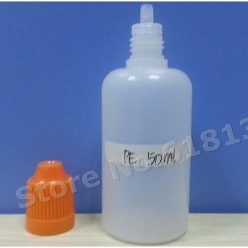Hot item 1500pcs 50ml plastic squeeze liquid dropper bottles, 50ml dropper bottle with childproof lid