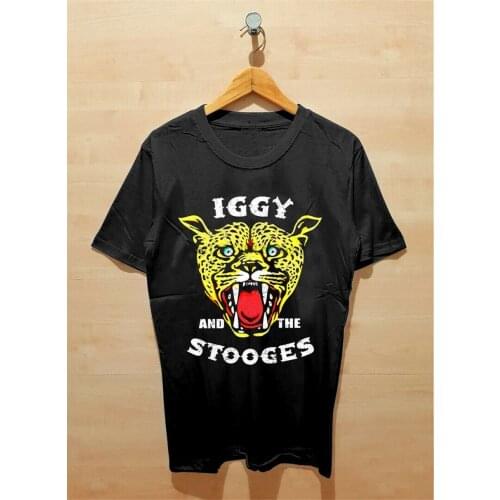 Iggy And The Stooges Cheetah 2019 T Shirt -3Xl Black Top Quality Tee Shirt