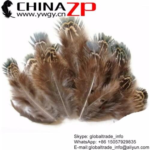 CHINAZP Size 5-8cm 200pcs/lot Selected Prime Quality Natural Green Almonds Ringneck Pheasant Plumage Feathers