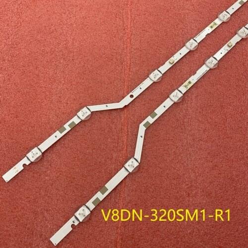 2pcs/set LED strip for Samsung UE32N5305AK UE32N5000 UE32N5372 UE32N5300 LM41-00618A 46574A BN96-35630A 46574A V8DN-320SM1-R1