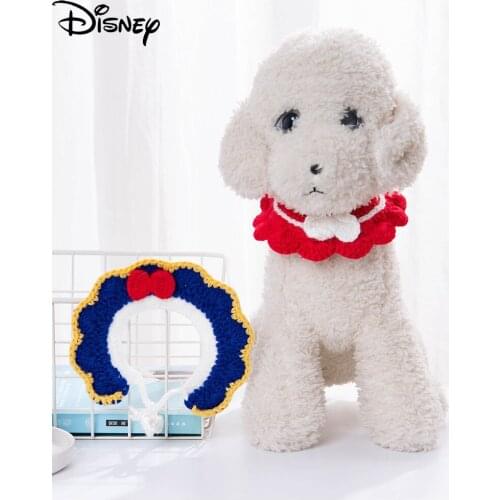 Disney fashion cute cartoon bib accessories pet triangle scarf simple and comfortable size pet decoration