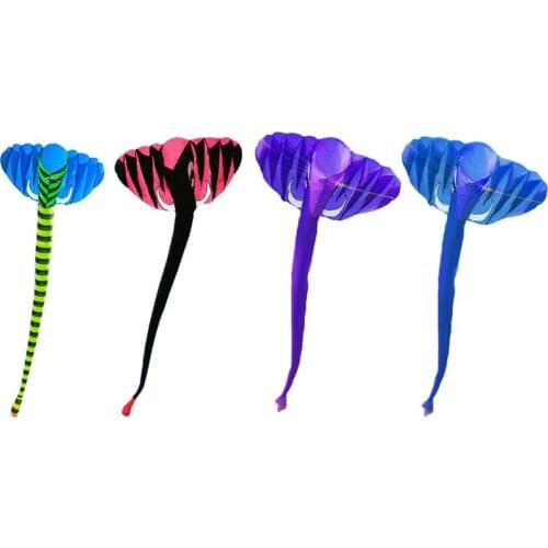 3D Large Elephant Shape Beach Kites Frameless Soft Entertainment Sports Family Outdoor Holiday Parent-child Activities