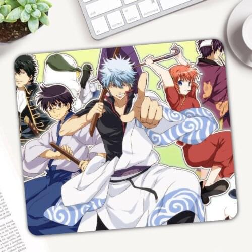 Popular Gintama Gaming Mouse Pad Game Mouse Mat For Laptop Computer Keyboard Pad Desk Mice Mat Gamer Mousepad Home Desk Mat
