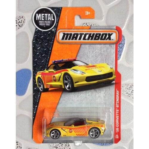 Matchbox Car 1:64 Sports Car 15 CORVETTE STINGRAY Metal Material Body Race Car Collection Alloy Car Gift