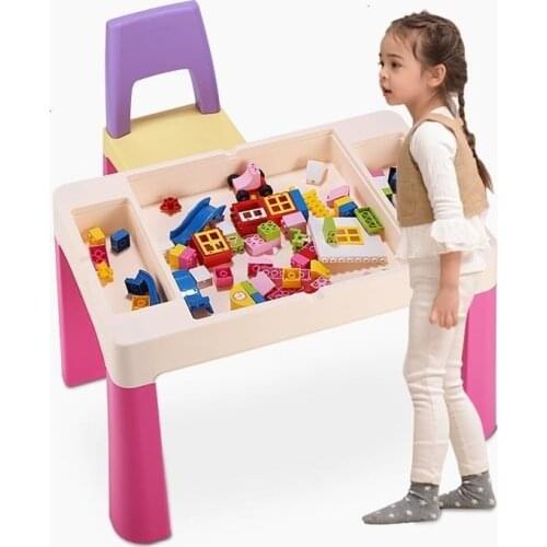 Toddler Play Child Baby Chair And Desk For Plastic Game Kindergarten Kinder Bureau Enfant Study Mesa Infantil Kids Table