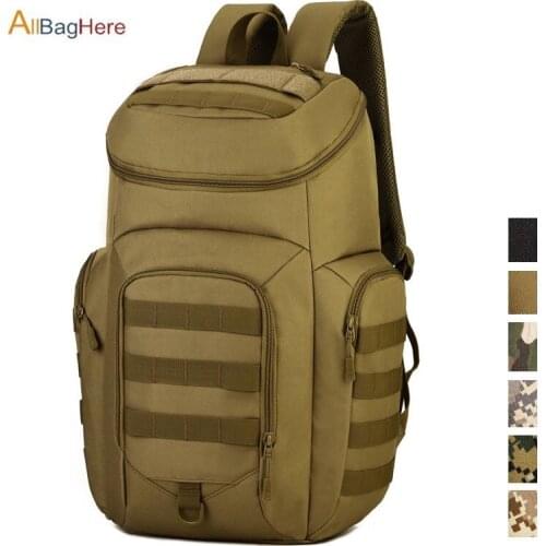 40L Outdoor Tactical bag Camouflage Military Backpack School Laptop Rucksacks Durable Travel Camping Fishing Hiking Hunting Bags