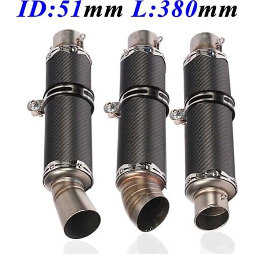 Motorcycle Muffler Exhaust For Honda CRF230 GSR750 GSXR600 K5 Z900 R15 NC700 ATV Dirt Bike Universal Escape Modified DB Killer