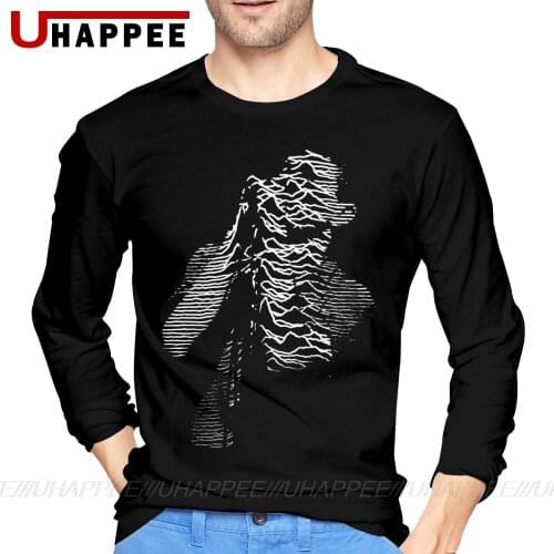 Funny Joy Division Tshirt Men For Halloween Mens Autumn Custom Printing Graphic Long Sleeve Plus Size Primer Shirt