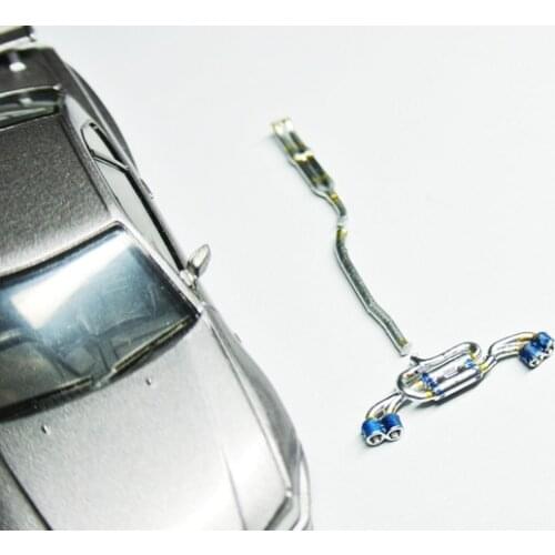 1/64 Exhaust Pipe GTR R35 Car Model Car Modified Car Accessories Simulation Garage Scene